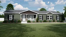 The FRONTIER Exterior. This Manufactured Mobile Home features 3 bedrooms and 2 baths.