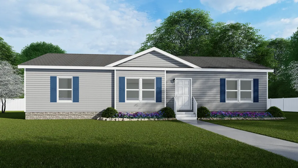 The TUSCANY 5228-5202-2 Exterior. This Manufactured Mobile Home features 3 bedrooms and 2 baths.