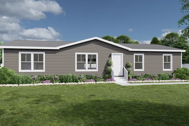The LEGEND 86 Exterior. This Manufactured Mobile Home features 3 bedrooms and 2 baths.