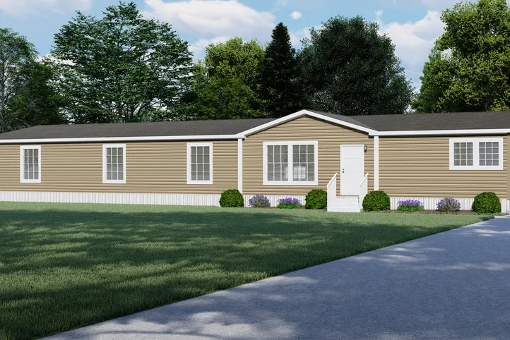 The THE HEWITT Exterior. This Manufactured Mobile Home features 4 bedrooms and 3 baths.