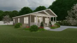 The OAKMONT Exterior. This Manufactured Mobile Home features 2 bedrooms and 2 baths.