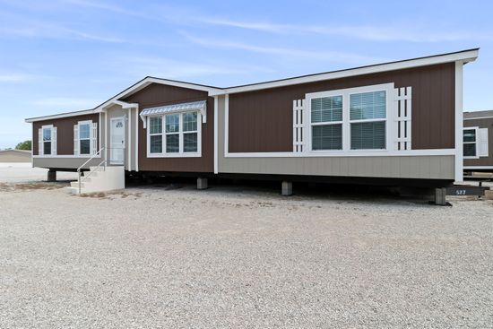 The THE DRAKE Exterior. This Manufactured Mobile Home features 4 bedrooms and 2 baths.