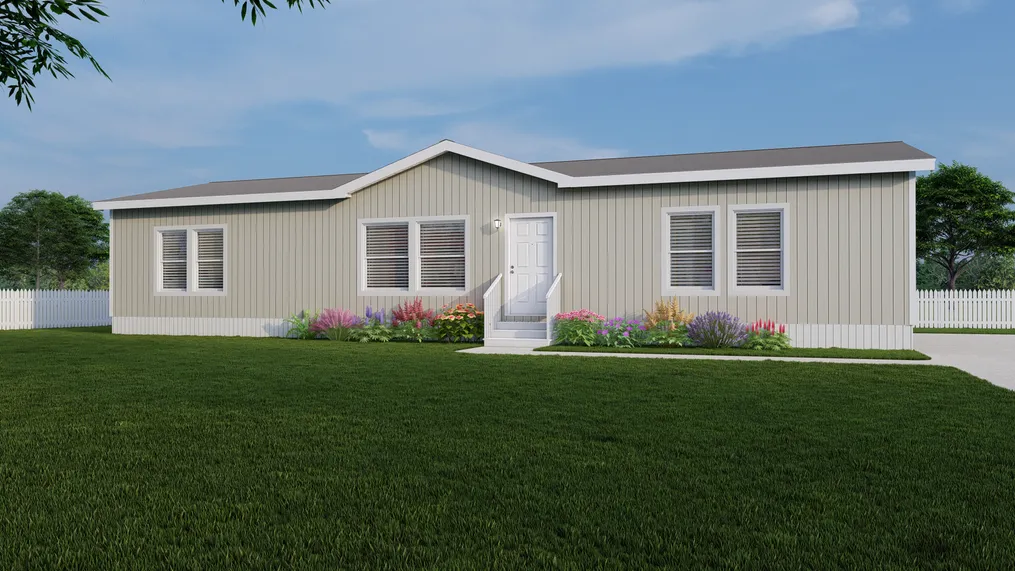 The K2760B Exterior. This Manufactured Mobile Home features 4 bedrooms and 2 baths.