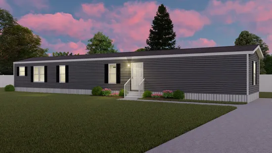 The ANNIVERSARY 16763S Exterior. This Manufactured Mobile Home features 3 bedrooms and 2 baths.