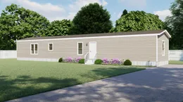 The THE ANNIVERSARY 76 Exterior. This Manufactured Mobile Home features 3 bedrooms and 2 baths.
