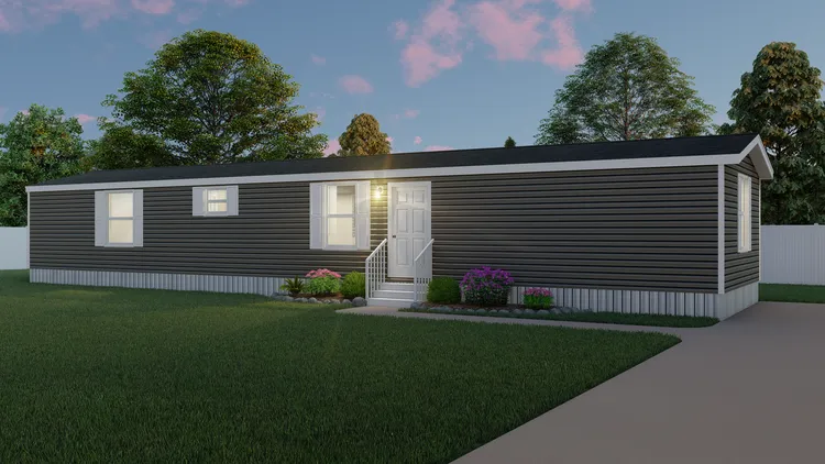 The BLAZER 66 B Exterior. This Manufactured Mobile Home features 3 bedrooms and 2 baths.