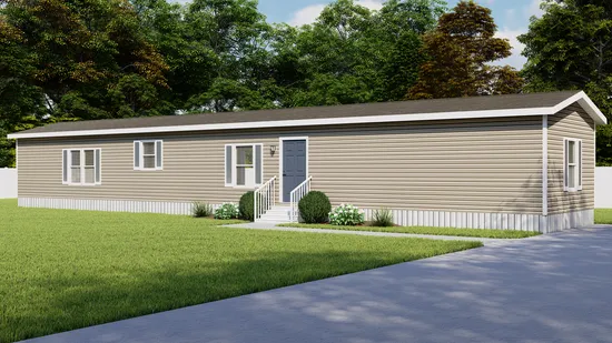 The THE ANNIVERSARY ANN16763A Exterior. This Manufactured Mobile Home features 3 bedrooms and 2 baths.
