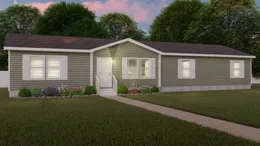 The SANTA FE 684A Exterior. This Manufactured Mobile Home features 4 bedrooms and 2 baths.