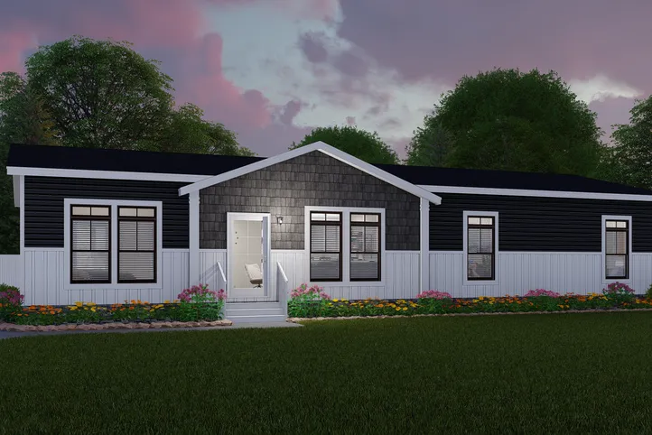 The THE VALHALLA Exterior. This Manufactured Mobile Home features 3 bedrooms and 2 baths.