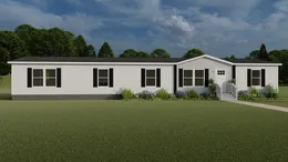 The EVEREST with white Colonial Exterior. This Manufactured Mobile Home features 4 bedrooms and 2 baths.