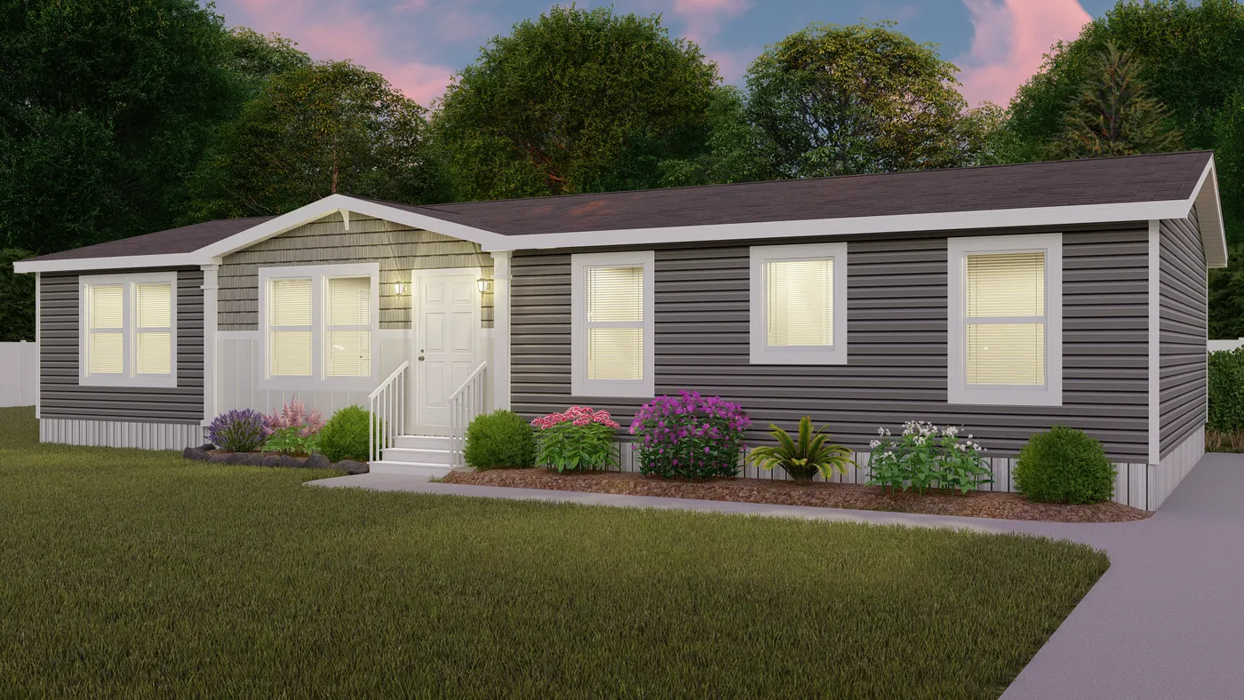 The THE ANNIVERSARY 2.1 Exterior. This Manufactured Mobile Home features 3 bedrooms and 2 baths.