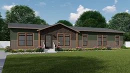 The THE RIVIERA Exterior. This Manufactured Mobile Home features 4 bedrooms and 2 baths.