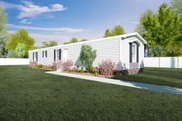 The SAPPHIRE Exterior. This Manufactured Mobile Home features 3 bedrooms and 2 baths.