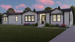 The THE BRAZOS Exterior. This Manufactured Mobile Home features 3 bedrooms and 2.5 baths.