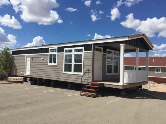 The K1640A Exterior. This Manufactured Mobile Home features 1 bedroom and 1 bath.