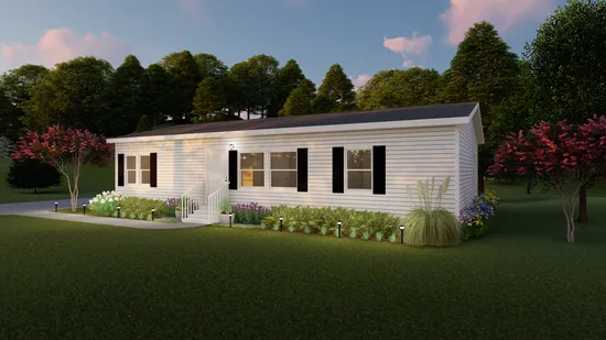 The THE SOUTHERN FARMHOUSE Exterior. This Manufactured Mobile Home features 3 bedrooms and 2 baths.