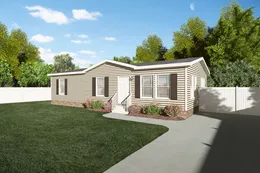 The OAKMONT Exterior. This Manufactured Mobile Home features 2 bedrooms and 2 baths.