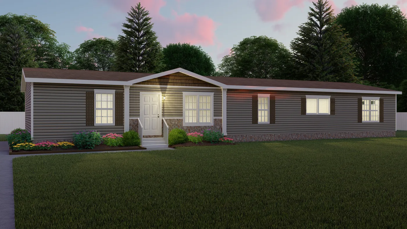 The CHAMBORD Exterior. This Manufactured Mobile Home features 4 bedrooms and 2 baths.