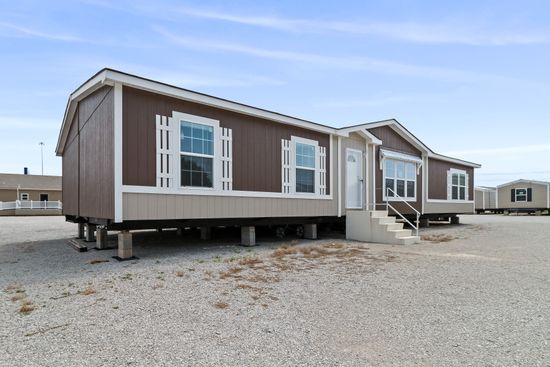 The THE DRAKE Exterior. This Manufactured Mobile Home features 4 bedrooms and 2 baths.