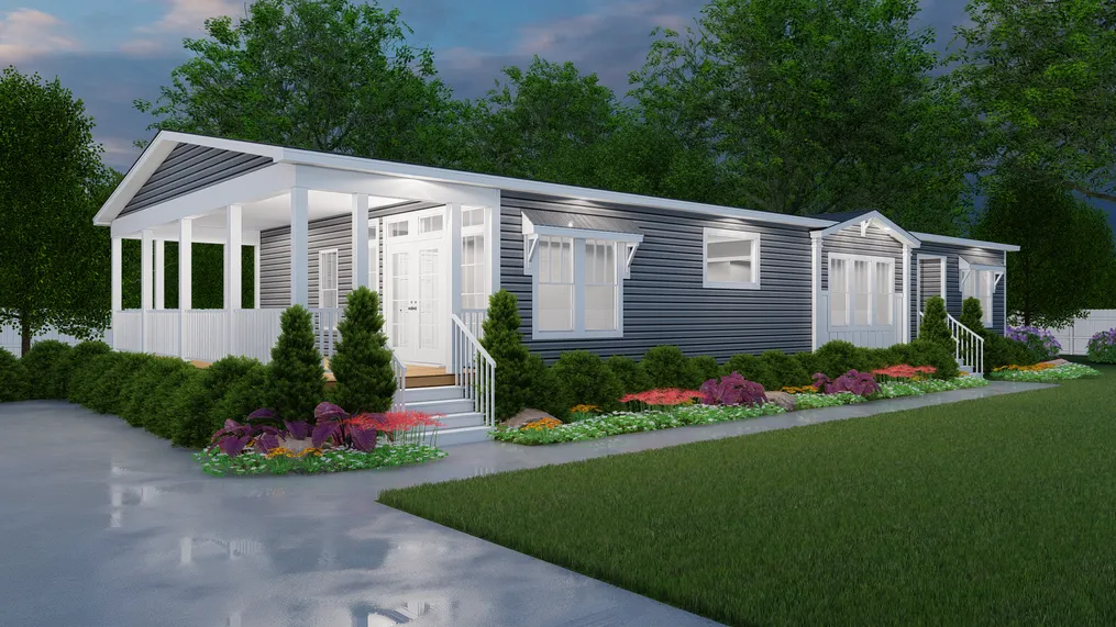 The THE ABIGAIL Exterior. This Manufactured Mobile Home features 3 bedrooms and 2 baths.