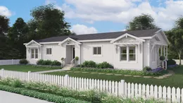 The CORONADO 3760A Farmhouse Exterior Opt2. This Manufactured Mobile Home features 3 bedrooms and 2.5 baths.