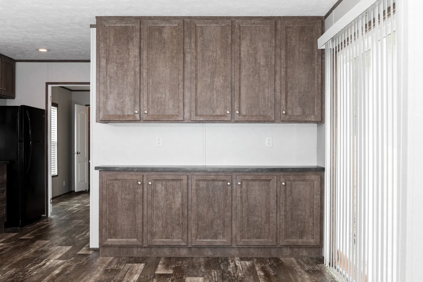 The THE ANNIVERSARY 68 Exterior. This Manufactured Mobile Home features 2 bedrooms and 2 baths.