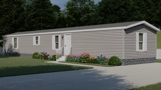 The CHALLENGER 16763B Exterior. This Manufactured Mobile Home features 3 bedrooms and 2 baths.