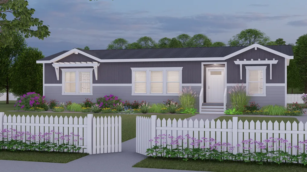 The CORONADO 2452A Exterior. This Manufactured Mobile Home features 3 bedrooms and 2 baths.