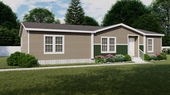 The THE FREEDOM 3252 Exterior. This Manufactured Mobile Home features 3 bedrooms and 2 baths.