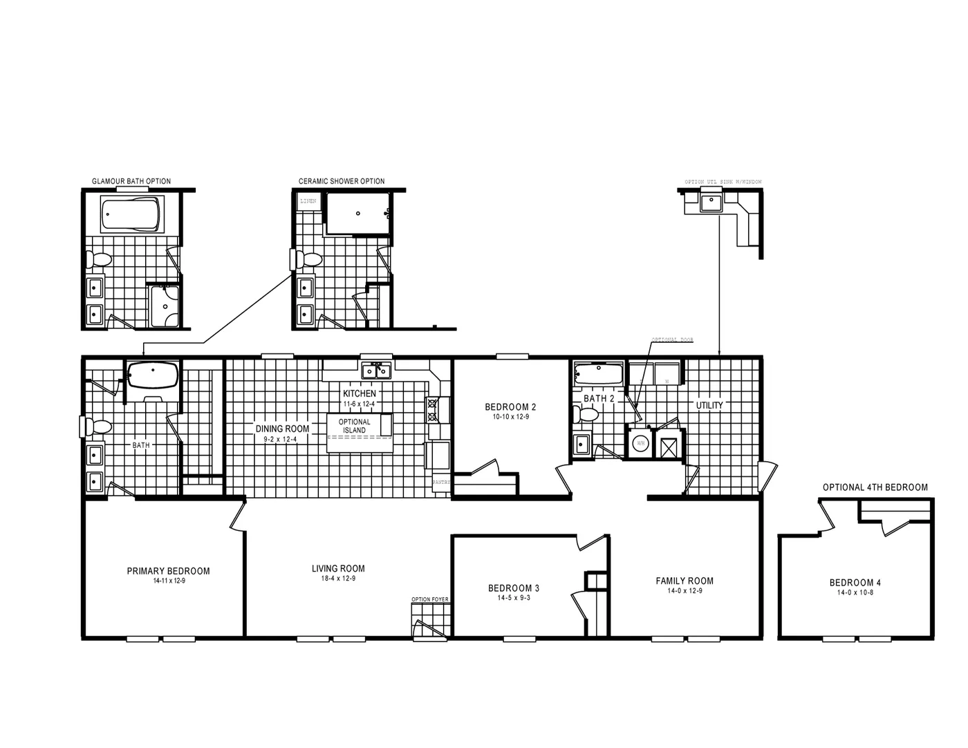The 4620 "957 PARK AVENUE" 6428 Exterior. This Manufactured Mobile Home features 3 bedrooms and 2 baths.