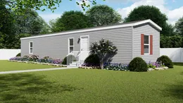 The RUBY Exterior. This Manufactured Mobile Home features 2 bedrooms and 2 baths.