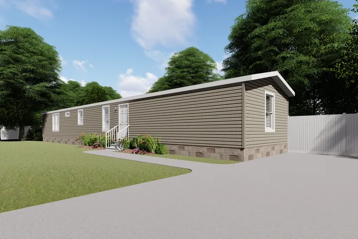 The THE ANNIVERSARY ISLANDER Exterior. This Manufactured Mobile Home features 3 bedrooms and 2 baths.