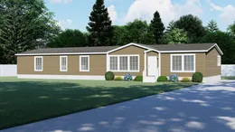 The THE LEAHY Exterior. This Manufactured Mobile Home features 4 bedrooms and 2 baths.