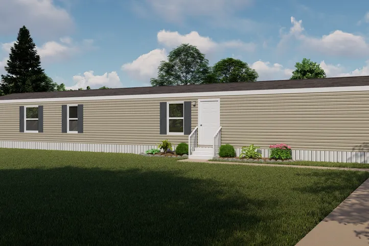 The THE POWERHOUSE Exterior. This Manufactured Mobile Home features 3 bedrooms and 2 baths.