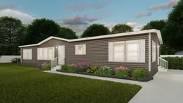 The CASTLE PINES Exterior. This Manufactured Mobile Home features 3 bedrooms and 2 baths.