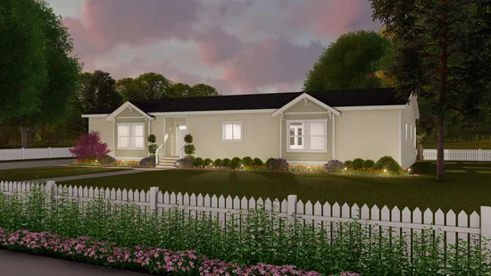 The CORONADO 3766A Craftsman Exterior. This Manufactured Mobile Home features 3 bedrooms and 2.5 baths.