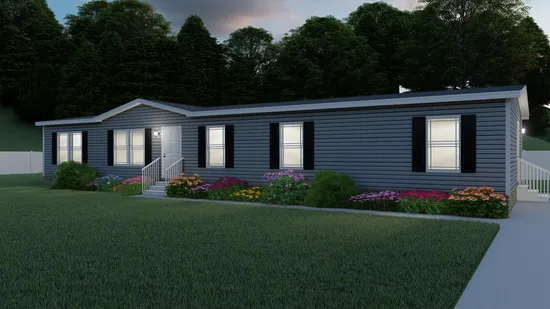 The SHADOW CREEK Exterior. This Manufactured Mobile Home features 3 bedrooms and 2 baths.