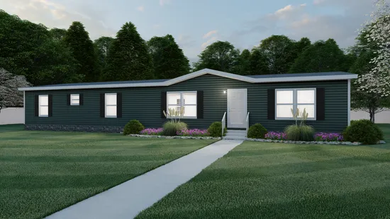 The TRADITION 72 Exterior. This Manufactured Mobile Home features 4 bedrooms and 2 baths.