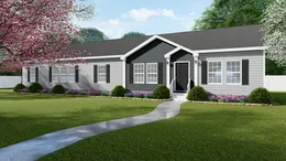 The 1454 CAROLINA Exterior. This Manufactured Mobile Home features 4 bedrooms and 2 baths.