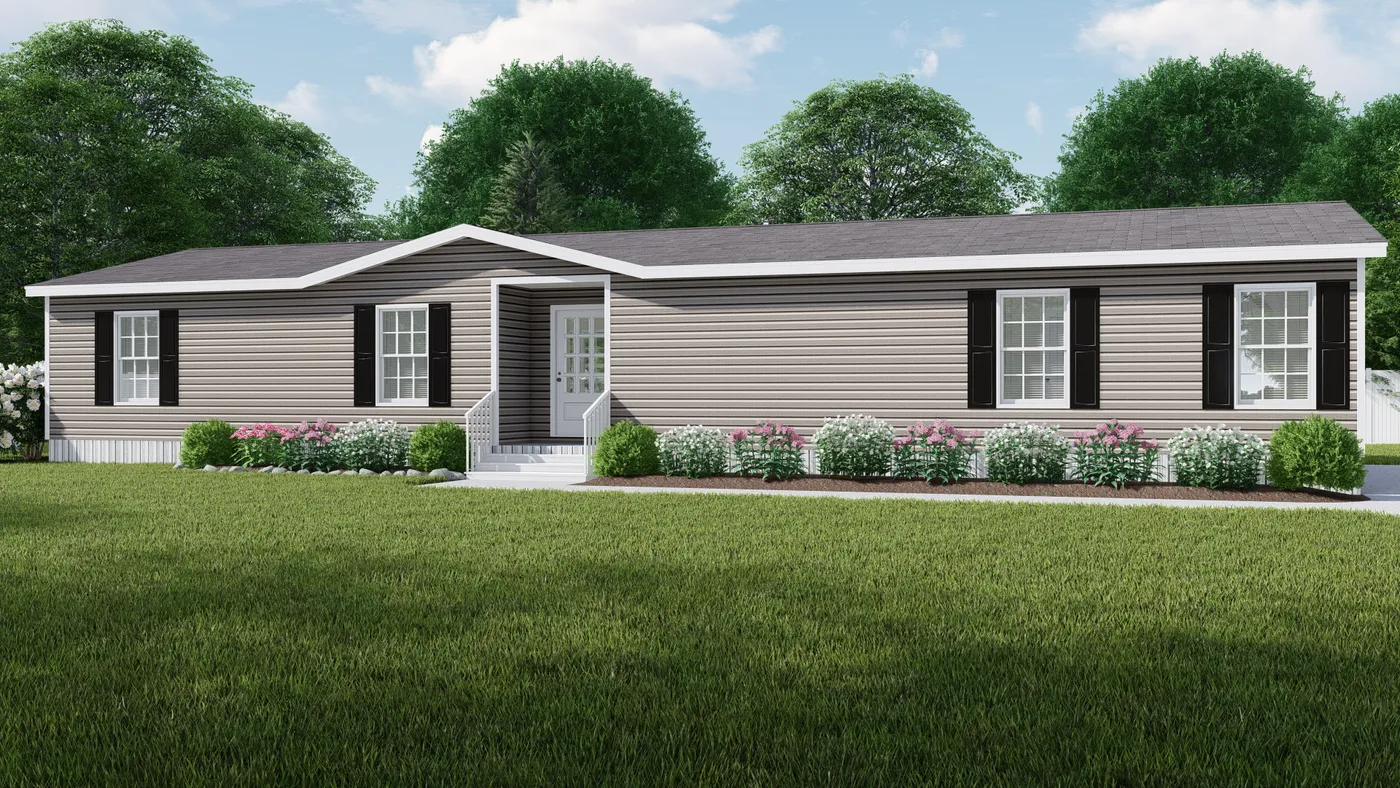 The THE ROGUE Exterior. This Manufactured Mobile Home features 3 bedrooms and 2 baths.