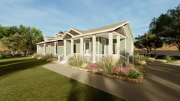 The SUM3068A Exterior. This Manufactured Mobile Home features 3 bedrooms and 2 baths.