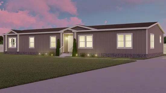 The THE OHIO Exterior. This Manufactured Mobile Home features 4 bedrooms and 2 baths.