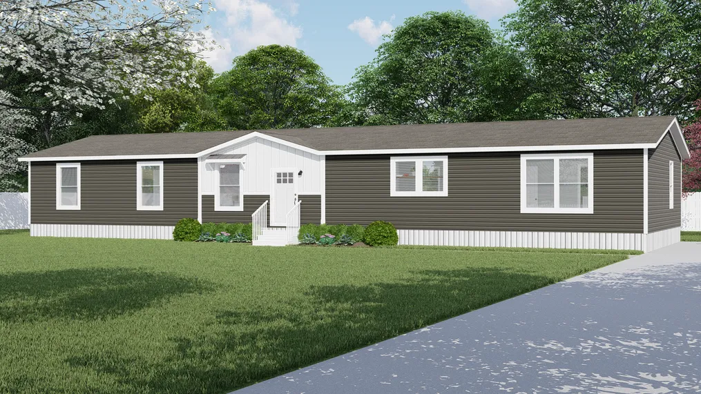 The THE RESERVE 76 Exterior. This Manufactured Mobile Home features 4 bedrooms and 2 baths.