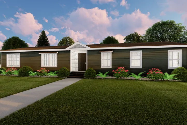 The FREEDOM FARM HOUSE 4BR 32X70 Exterior. This Manufactured Mobile Home features 4 bedrooms and 2.5 baths.