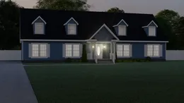 The 3549 JAMESTOWN Exterior. This Modular Home features 3 bedrooms and 2 baths.