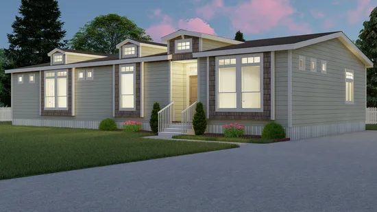 The TRANQUILITY TR3062A Exterior. This Manufactured Mobile Home features 3 bedrooms and 2 baths.