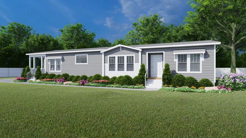 The THE ABIGAIL Exterior. This Manufactured Mobile Home features 3 bedrooms and 2 baths.