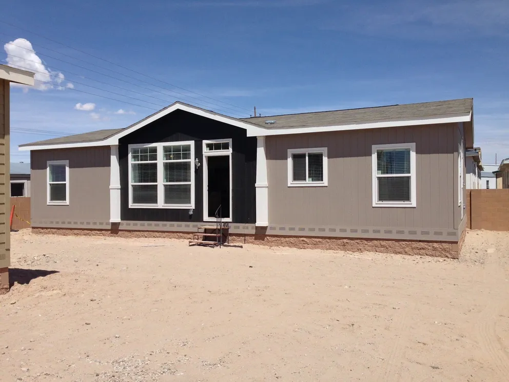The K2750A Exterior. This Manufactured Mobile Home features 3 bedrooms and 2 baths.