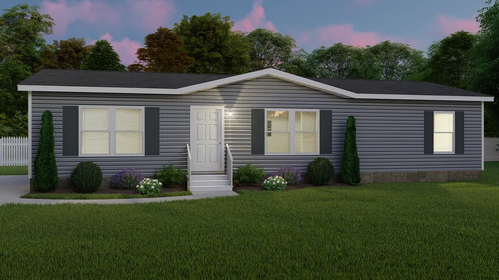 The TRADITION 52B Exterior. This Manufactured Mobile Home features 3 bedrooms and 2 baths.