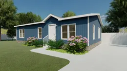 The THE HOGAN 28 Exterior. This Manufactured Mobile Home features 3 bedrooms and 2 baths.